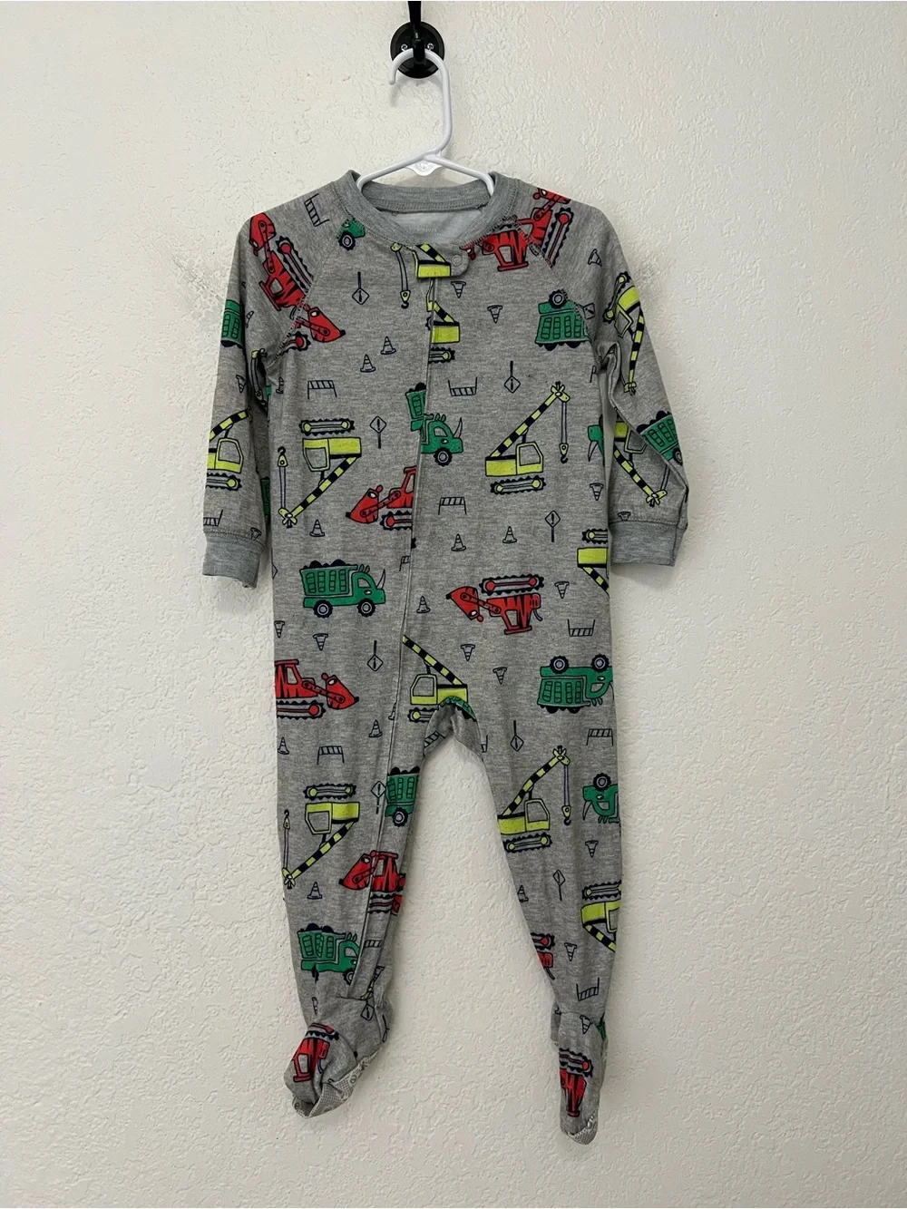 Carter’s Simple Joy’s 3 Pack Bundle Footed Zipper One Piece Pajamas 24 Months